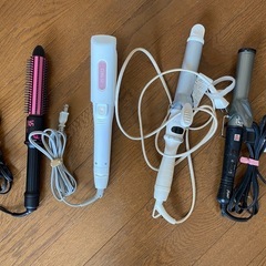 ヘアアイロン・コテ4点セット