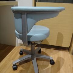 病院向け肘付き丸椅子（メディカルチェア）SNC-HP3VBL2②の画像