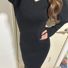 ６回使用美品✨ タイトニットワンピ