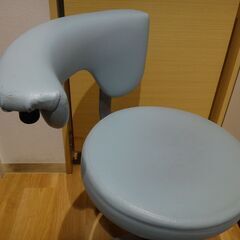 病院向け肘付き丸椅子（メディカルチェア）SNC-HP3VBL2②の画像