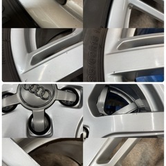 【お売りします/値下げ】Audi/アウディ Q5 8R 純正 アルミホイール 4本セット 18インチ 8J+39/BRIDGESTONE REGNO GRVⅡ 235/60R18 2019年製の画像