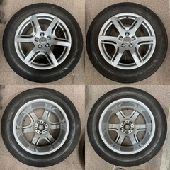 【お売りします/値下げ】Audi/アウディ Q5 8R 純正 アルミホイール 4本セット 18インチ 8J+39/BRIDGESTONE REGNO GRVⅡ 235/60R18 2019年製の画像