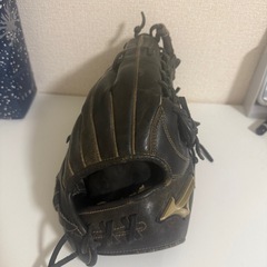 Mizuno 硬式グローブ 黒 外野用