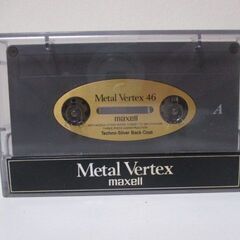 G∝131 カセットテープ マクセル Metal Vertex 46 メタルテープ METAL maxell 検：オーディオ機器 記録媒体