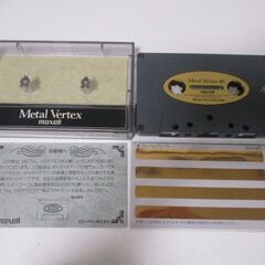 G∝131 カセットテープ マクセル Metal Vertex 46 メタルテープ METAL maxell 検：オーディオ機器 記録媒体の画像