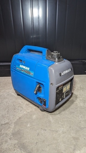 【大阪】エアーマン AIRMAN インバーター発電機 発電機 ガソリン ポータブル発電機 キャンプ DIY 建設機械 現場 HP1600SV インバーター.