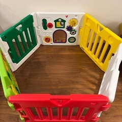 【値下げ】はらぺこあおむしミュージカルキッズランドDXベビーサークル