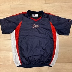 スラッガー　半袖Vジャン