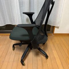 ハーマンミラー　セイルチェア　・ブラック　レストア済みの画像