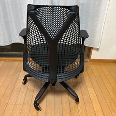 ハーマンミラー　セイルチェア　・ブラック　レストア済みの画像