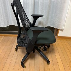ハーマンミラー　セイルチェア　・ブラック　レストア済みの画像