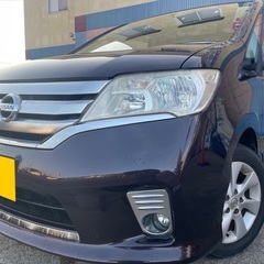 フリップダウンモニター付き月々1.2万円〜分割払い可❗️車検2年付き！大人気☆日産 セレナ ハイウェイスター☆8人乗り☆SDナビ☆走行中DVD見れます☆ETC☆バックカメラ☆ドラレコ付きのフル装備☆両側電動スライドドア☆クルーズコントロール搭載☆ウィンカーミラー☆フル装備☆事故修復歴無し☆車内広々三列シート‼️の画像