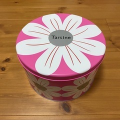【店舗限定】花柄　タルティンミックス丸缶　大