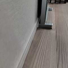 突っ張りミラー　スタンドミラー　鏡　姿見　ミラーサイズ 約180×40cmの画像