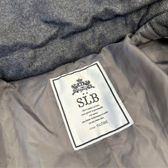 美品 SLOBE IENA スローブイエナ ショールカラー ダウンコート グレーの画像