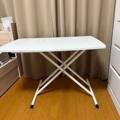 昇降テーブル テーブル 高さ調節 ダイニングテーブル ローテーブ...