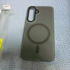 Galaxy S24 Magsafe対応 ケース　黒半透明の画像