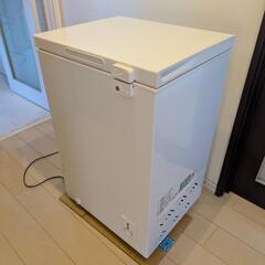 冷凍庫 家庭用 小型 99L ノンフロン チェストフリーザー 上...