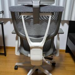 FLEXISPOT オフィスチェア デスクチェア C7　(メッシュ、グレー、オットマンなし)の画像