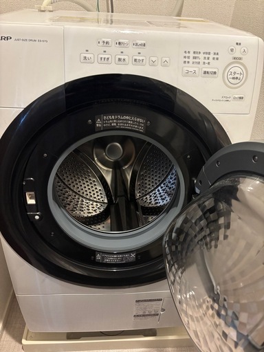 シャープドラム式洗濯機一人暮らし用