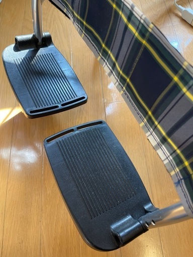 MIKI 　介助用車椅子　自走式　美品　チェック柄