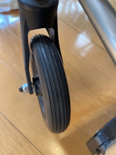 MIKI 　介助用車椅子　自走式　美品　チェック柄