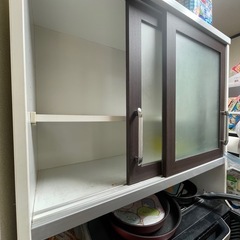 無料0円　食器棚　キッチン家具　収納棚　の画像