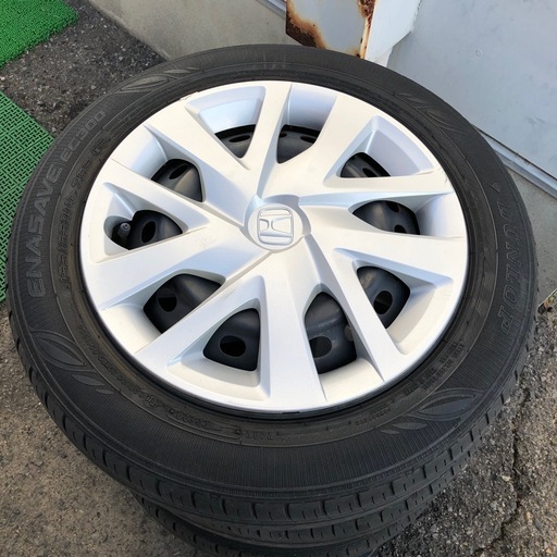 ホンダ　nbox 純正タイヤホイール　ナット付き　155/65/14 2020年 送料込み】N-BOX純正タイヤ＆ホイール 155/65R14 ナット付