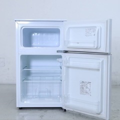 【美品】【2019年製】Hisense 93L 2ドア冷凍冷蔵庫　ホワイト　一人暮らし用　新生活　シンプル　小型冷蔵庫　 の画像