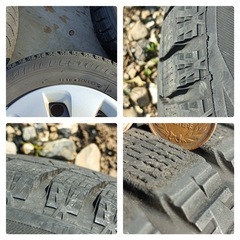 ★[F1836] TOYOTA 　ブリヂストン　スタッドレスタイヤ　2015年製　BLIZZAK  REVOGZ   175/65 R15  4本セットの画像