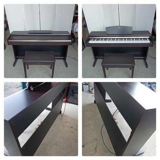 ★[八3399] YAMAHA　ヤマハ 　電子ピアノ  ARIUS   YDP-160 本体外形寸法　幅1350㎜  奥行き410㎜ 
