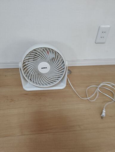 (家電)ZEPEAL サーキュレーター 扇風機ホワイト