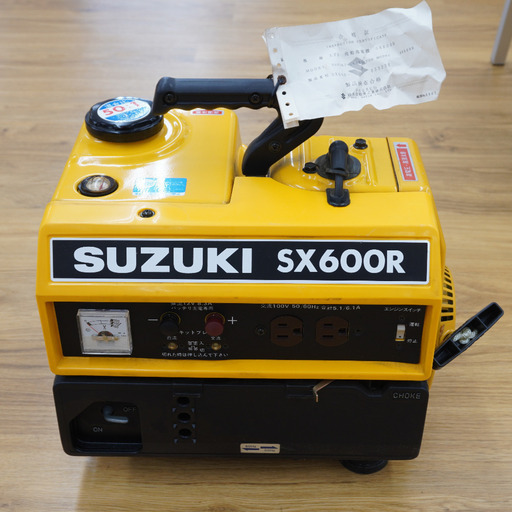 SUZUKI スズキ 100V 0.6kVA エンジン発電機 SX600R 未使用品 【工具専門店 テイクハンズ金沢野々市店】