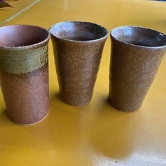 ✾陶器コップ3個セット✾の画像