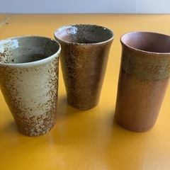 ✾陶器コップ3個セット✾