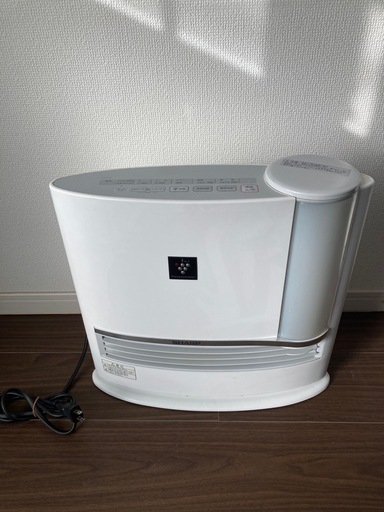 【値下げ】SHARP 加湿セラミックファンヒーター　HX-E120-W