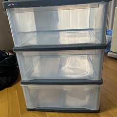 3段クリアケース
