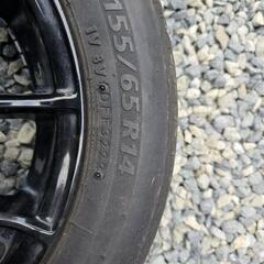 BRIDGESTONE　155/65R14　ホイール付きの画像