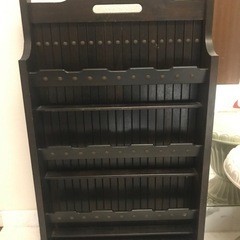 アンティーク　カリモクスリッパケースの画像