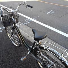 中古自転車３３７１　パナソニック　ステンレスミュール　ステンレス部品多用　２６インチ　ギヤなし　ダイナモライト　キッキーと音がならない後輪ローラーブレーキ　 錆びにくい部品：ハンドル・リム・ドロヨケ・前ブレーキ・ブレーキレバー・クランク・スポーク・リヤキャリアの画像