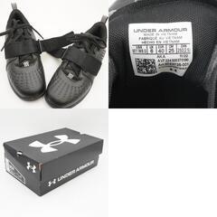 UNDER ARMOUR (アンダーアーマー) レインリフター ブラック 25.0cm ウエイトリフティングシューズ 3023735-001の画像
