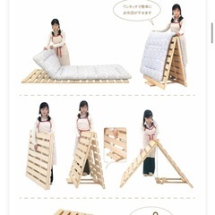 国産ひのき　すのこベッド　ダブルの画像