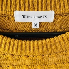 【TKタケオキクチ】 マスタード色 Mサイズ ニット　ユニセックスの画像