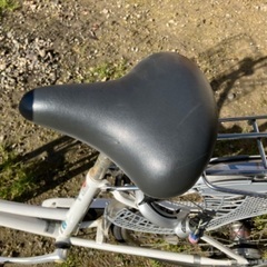 通学用自転車　白色　26インチサビ傷ありの画像