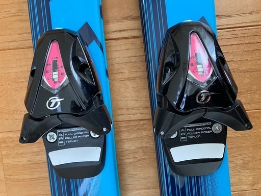 スキー4点セット ジュニア用 板138cm ブーツ25cm ストック100cm