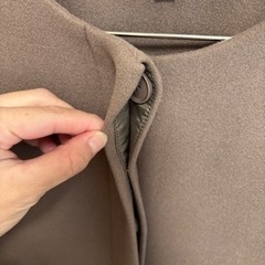 服/ファッション コート  レディース　L  ブラウン　フォーマル　卒園式　卒業式の画像