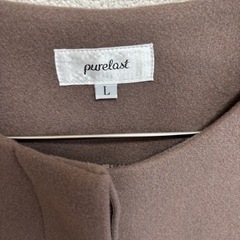 服/ファッション コート  レディース　L  ブラウン　フォーマル　卒園式　卒業式の画像