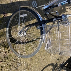 ブリヂストン通学用自転車　26インチ　サビ傷ありの画像