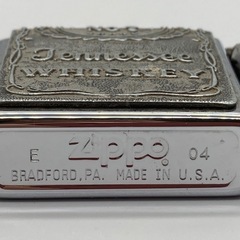 P0123701A ZIPPO ジッポ ライター JACK DANIEL'S ジャックダニエル ロゴ USA コレクション タバコ 当時物 レア 葉巻 煙草 アイテム　中古品の画像