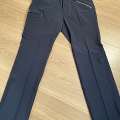 【普段&ゴルフ】76ネイビー スリムフィットストレッチパンツ